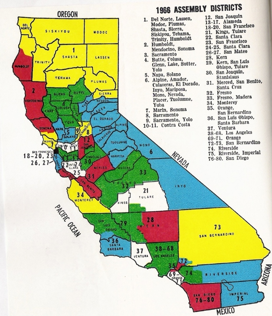 California Senate District Maps